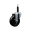 Service Caster 4'' SS Soft Rubber Wheel Swivel 3/4'' Expanding Stem Caster SCC-SSEX20S414-SRS-34 - alternate 1